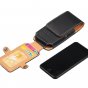 Чехол-кобура mypads сintura для телефона itel it2160 мужской поясной вертикальный, с креплением на пояс / ремень, из импортной эко-кожи