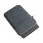 Чехол-папка-футляр-конверт mypads tela для планшета goclever quantum 2 1010 mobile pro из ультра-прочного плотного, качественного холста, с кармашком для смартфона, наушников и аксессуаров темно-серый