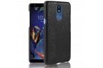 Элегантный красивый тонкий задний чехол панель бампер для lg g3 s mini d724/d722 на пластиковой основе с дизайном «под кожу крокодила» черный