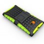 Противоударный усиленный ударопрочный чехол-бампер-пенал для nokia lumia 730 dual sim зелёный