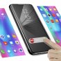 Чехол-книжка mypads для samsung galaxy s8 sm-g9500 с дизайном clear view cover с полупрозрачной пластиковой крышкой с зеркальной поверхностью черный