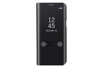 Чехол-книжка mypads для huawei mate 10 pro с дизайном clear view cover с полупрозрачной пластиковой крышкой с зеркальной поверхностью черный
