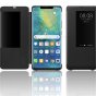 Чехол-книжка для huawei p20 lite / nova 3e черный с окошком для входящих вызовов и свайпом водоотталкивающий