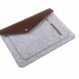 Чехол-сумка-папка mypads cerniera di feltro для планшета alcatel onetouch evo 7hd из войлока-фетра, с дополнительным отделением на молнии, для аксессуаров серый