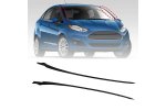 Накладки на стойки лобового стекла mypads для ford fiesta 2011-2019