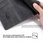 Чехол-книжка mypads для
 zte blade a7 (2019) / зте блэйд a7 2019 (черный + серый)