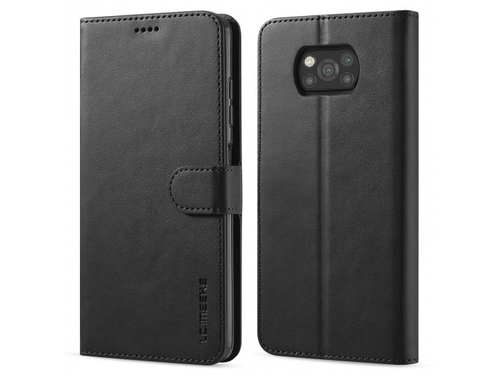 Кожаный книжный чехол lcimeeke / mypads для xiaomi poco x3/x3 pro/poco x3 nfc (сяоми поко х3 про/поко х3 нфс) ..