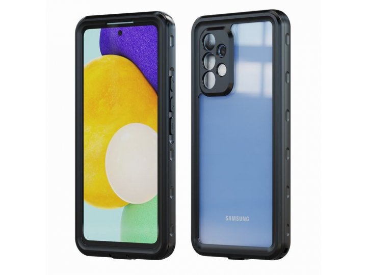 Водонепроницаемый чехол mypads для samsung galaxy a53 5g, стандарт ip68, ударопрочный, черный..