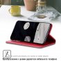 Чехол-книжка mypads для samsung galaxy s8 plus sm-g955 / самсунг s8+ воловья кожа (красный)