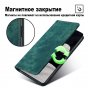 Чехол-книжка mypads для samsung galaxy m53 5g (sm-m536b) / самсунг м53 мягкое прикосновение (зеленый)