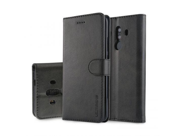 Кожаный книжка чехол lcimeeke / mypads для huawei mate 10 pro (хуавей мате 10 про) с визитницей из экокожи..
