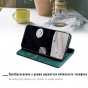 Чехол-книжка mypads для samsung galaxy m53 5g (sm-m536b) / самсунг м53 мягкое прикосновение (зеленый)