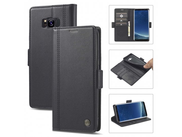 Кожаный книжный чехол lcimeeke / mypads для samsung galaxy s8 plus + (самсунг галакси с8 плюс) кожа..