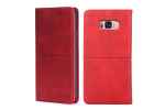 Чехол-книжка mypads для samsung galaxy s8 plus sm-g955 / самсунг s8+ воловья кожа (красный)