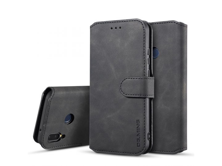 Кожаный чехол с визитницей из экокожи dg.ming / mypads для huawei p20 lite / nova 3e (хуавей p20 лайт / нова 3..