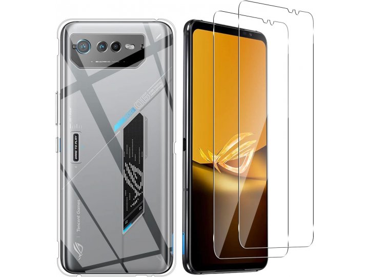Обложка mypads для asus rog phone 6 + защитное стекло..