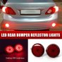 Фонарь заднего бампера mypads для toyota corolla 2007-2010