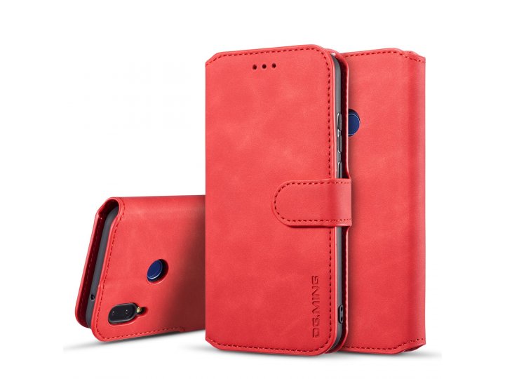 Кожаный чехол с визитницей из экокожи dg.ming / mypads для huawei p20 lite / nova 3e (хуавей p20 лайт / нова 3..