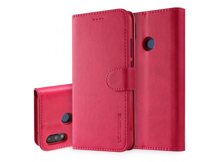 Кожаный книжка чехол mypads lcimeeke для huawei p20 lite (хуавей п20 лайт) / nova 3e с визитницей из экокожи..