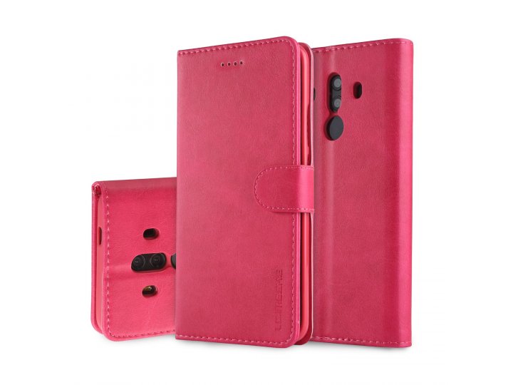Кожаный книжка-чехол lcimeeke / mypads для huawei mate 10 pro (хуавей мате 10 про) с визитницей из экокожи..