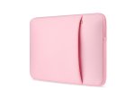 Чехол-папка-футляр-конверт на молнии mypads m146-285 для ноутбуков lenovo xiaomi  msi macbook 11.6/12.1/12.5/12.6/13.3/14.1/15.4/15.6/16 из качественной хлопковой ткани с отделением для планшета розовая