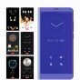 Чехол-книжка mypads clear view cover для xiaomi poco x3 / x3 nfc / x3 pro с полупрозрачной пластиковой крышкой с зеркальной поверхностью черный