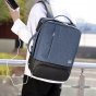 Рюкзак-сумка mypads m62013 трансформер 2 в 1 из нейлоновой непромокаемой ткани для ноутбука huawei honor msi lenovo hp acer 16 / 15.6 / 15.4 / 14.0 / 14.1 дюйма с usb и кодовым замком с отдельным отделением отсеком для хранения обуви мужской женский синий