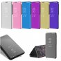 Чехол-книжка mypads для honor 20 pro с дизайном clear view cover с полупрозрачной пластиковой крышкой с зеркальной поверхностью черный