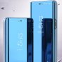 Чехол-книжка mypads для honor 20 pro с дизайном clear view cover с полупрозрачной пластиковой крышкой с зеркальной поверхностью синий