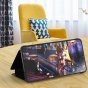 Чехол-книжка mypads для honor 20 pro с дизайном clear view cover с полупрозрачной пластиковой крышкой с зеркальной поверхностью черный