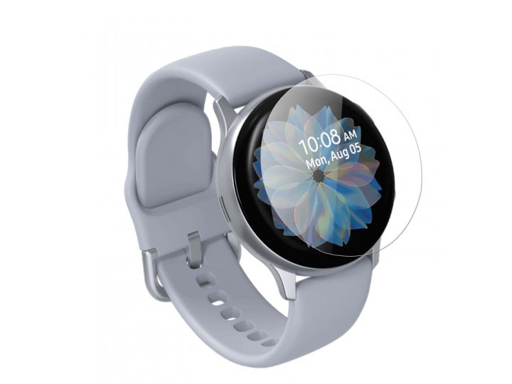 Защитная пленка для смарт-часов samsung galaxy watch active2 44 мм sm-r820 глянцевая..