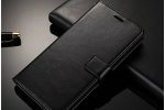 Чехол-книжка для zte blade 20smart из качественной импортной кожи с подставкой застёжкой и визитницей черный