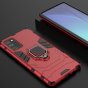 Противоударный усиленный ударопрочный чехол-бампер-пенал для samsung galaxy note 20 (sm-n980f) красный