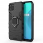 Противоударный усиленный ударопрочный чехол-бампер-пенал для  realme c11 черный