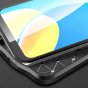 Чехол бампер накладка mypads «pelle morbida» на xiaomi 12 / xiaomi 12x из качественного износостойкого силикона с декоративным дизайном под кожу с тиснением черный