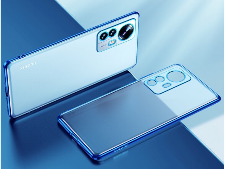 Ультра-тонкая полимерная задняя панель-чехол-накладка mypads «crystal rain» из силикона для xiaomi 12 / xiaomi..