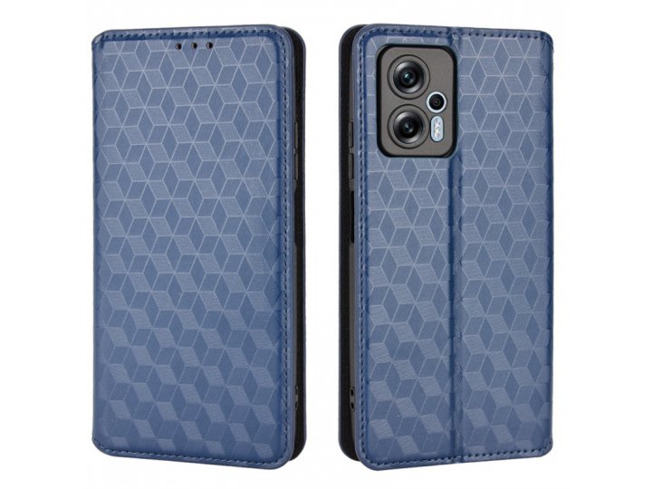Премиальный чехол-книжка mypads «elegante pattern rombo» для xiaomi redmi note 11t pro / 11t pro plus / poco x..