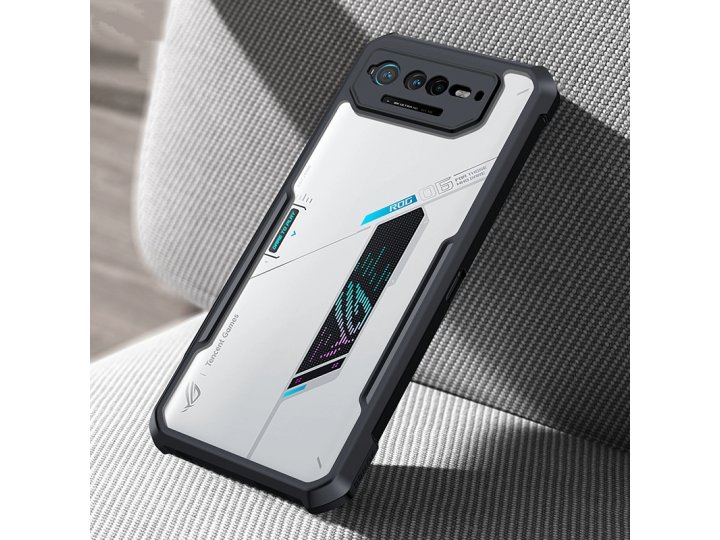 Задняя панель-чехол-накладка mypads «labbri» для asus rog phone 6 / phone 6d / phone 6d ultimate из качественн..