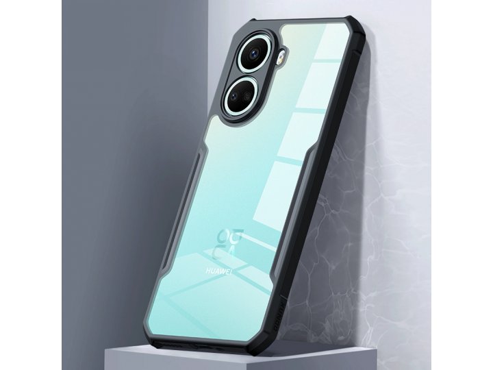 Задняя панель-чехол-накладка mypads «labbri» для huawei nova 10 из качественного силикона c прозрачной пластик..