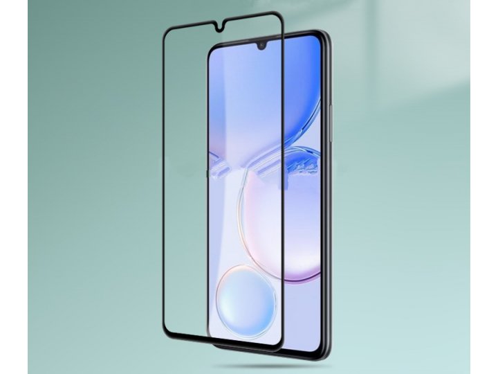3d/5d защитное изогнутое стекло mypads 5d forti glass для huawei enjoy 60x / huawei nova y91 с закругленными и..