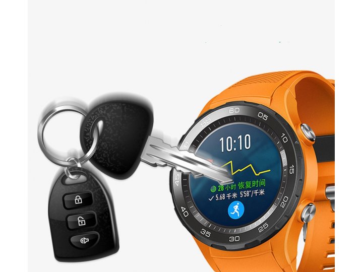 Защитное, закалённое, противоударное стекло mypads glass для умных смарт-часов huawei watch 2 (classic / sport..