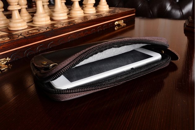Чехол-сумочка mypads borsa сon zip на молнии для samsung galaxy m31 sm-m315 (2020) с отделениями для различных повседневных мелочей из качественной импортной эко-кожи коричневый