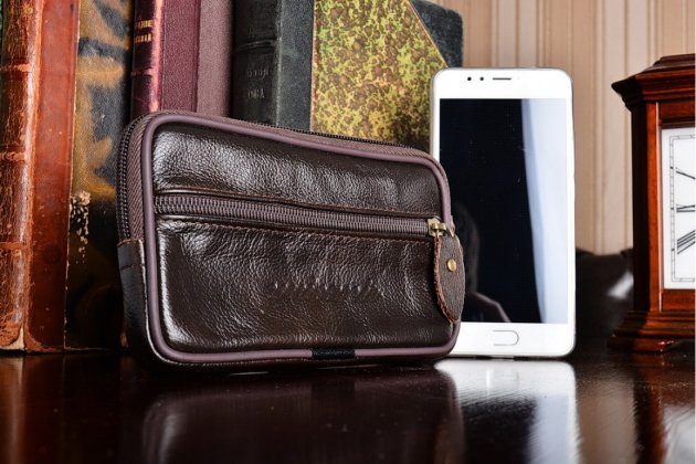Чехол-сумочка mypads borsa сon zip на молнии для samsung galaxy m31 sm-m315 (2020) с отделениями для различных повседневных мелочей из качественной импортной эко-кожи коричневый